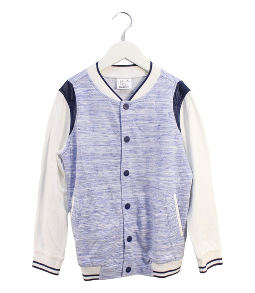 A Blue Cardigans from Kingkow in size 8Y for boy. (Front View)