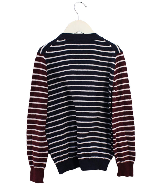 A Navy Cardigans from Crewcuts in size 6T for boy. (Back View)