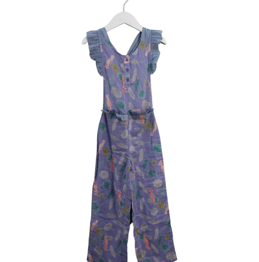 A Blue Jumpsuits from Milapinou in size 4T for girl. (Front View)
