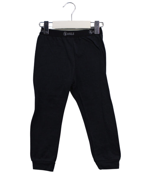 A Navy Casual Pants from Aigle in size 6T for boy. (Front View)