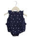 A Navy Sleeveless Bodysuits from Liu Jo in size 0-3M for girl. (Front View)