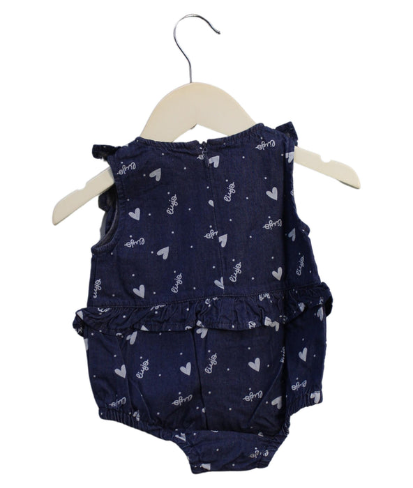 A Navy Sleeveless Bodysuits from Liu Jo in size 0-3M for girl. (Back View)