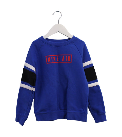 A Blue Crewneck Sweatshirts from Nike in size 4T for boy. (Front View)