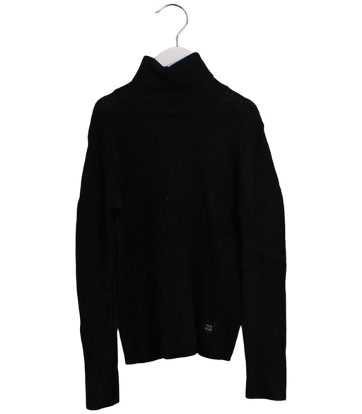 A Black Knit Sweaters from Pepe Jeans in size 8Y for girl. (Front View)