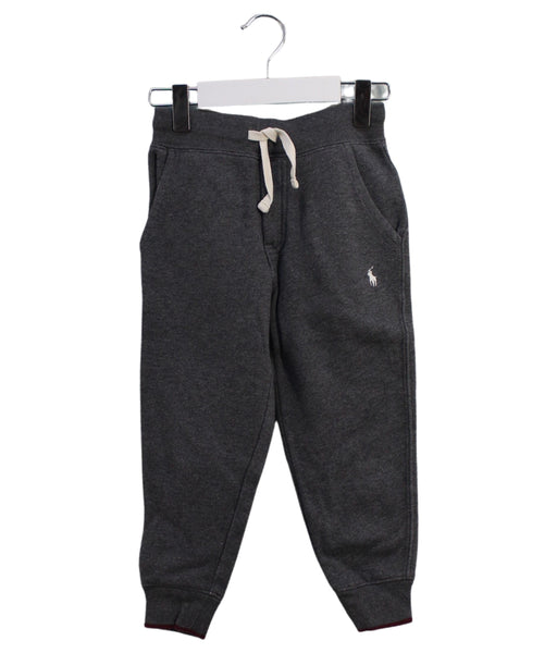 A Grey Sweatpants from Polo Ralph Lauren in size 4T for boy. (Front View)