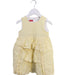 A Yellow Sleeveless Dresses from Pan Con Chocolate in size 3T for girl. (Front View)