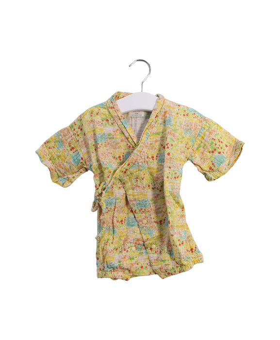 A Yellow Rompers from Naomi Wear in size 0-3M for girl. (Front View)