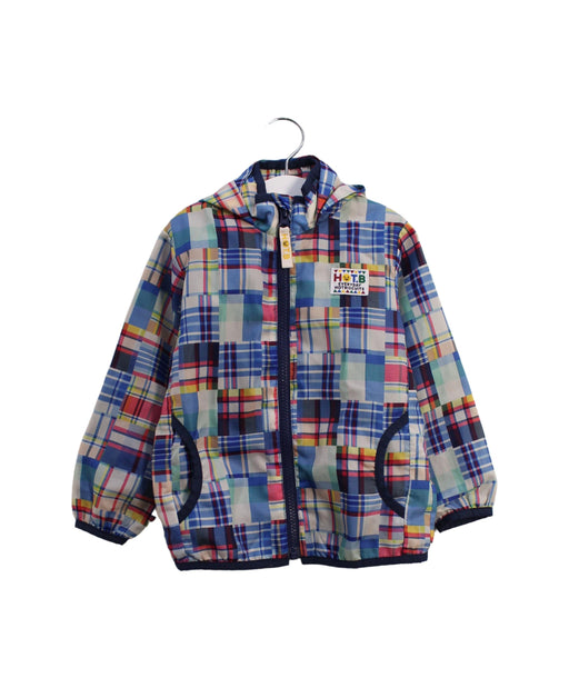 A Multicolour Lightweight Jackets from Miki House in size 2T for boy. (Front View)
