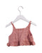 A Pink Sleeveless Tops from Piupiuchick in size 4T for girl. (Back View)
