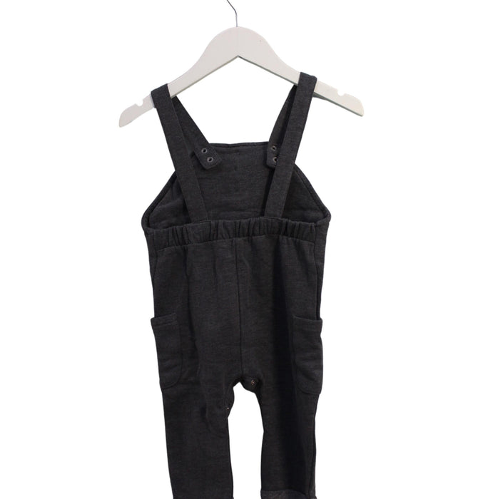 A Black Long Overalls from Vertbaudet in size 12-18M for boy. (Back View)