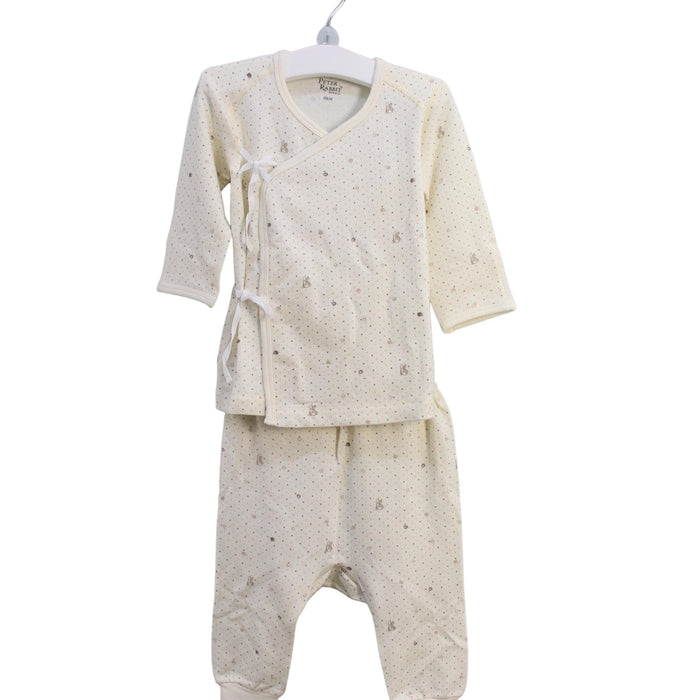 A Beige Pyjama Sets from Peter Rabbit in size 3-6M for neutral. (Front View)