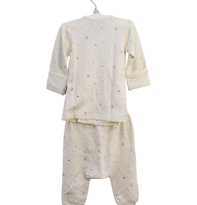 A Beige Pyjama Sets from Peter Rabbit in size 3-6M for neutral. (Back View)