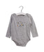A Grey Long Sleeve Bodysuits from Vertbaudet in size 18-24M for boy. (Front View)