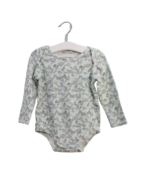 A Green Long Sleeve Bodysuits from Vertbaudet in size 18-24M for girl. (Front View)
