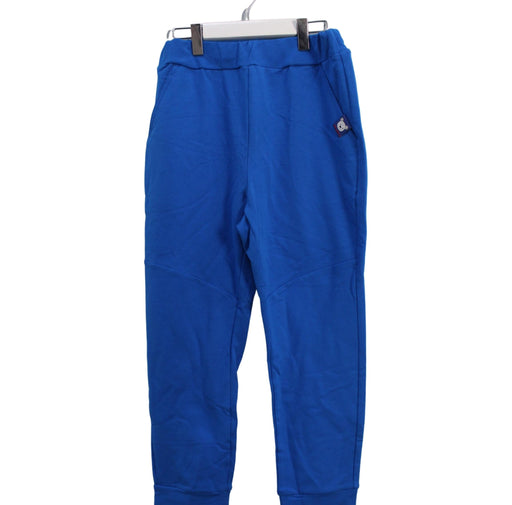 A Blue Sweatpants from Why and 1/2 in size 11Y for boy. (Front View)