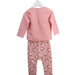 A Pink Pyjama Sets from The Bonnie Mob in size 18-24M for girl. (Back View)