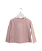 A Pink Long Sleeve Tops from Knot in size 3T for girl. (Front View)