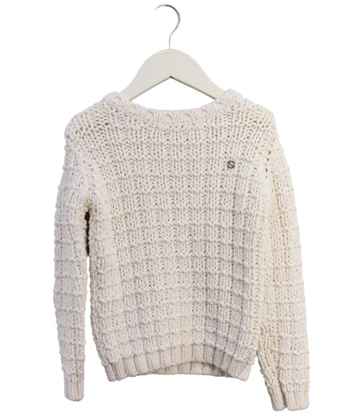 A White Knit Sweaters from Gucci in size 4T for girl. (Front View)