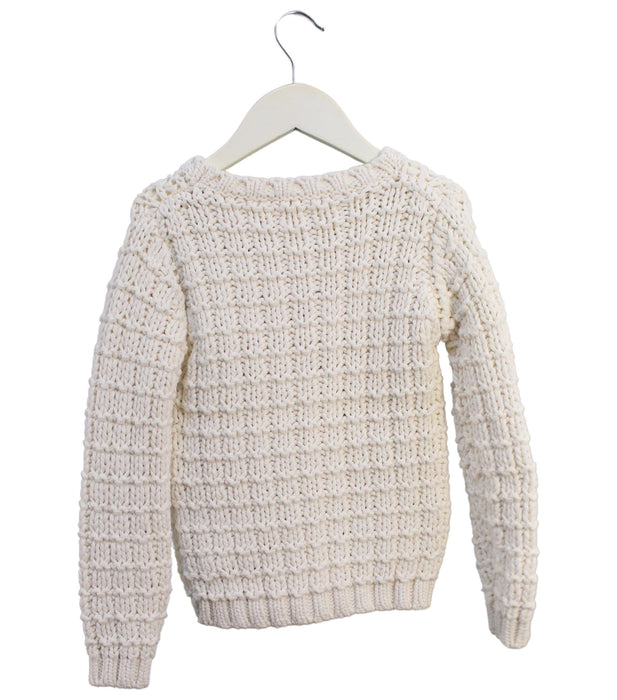 A White Knit Sweaters from Gucci in size 4T for girl. (Back View)