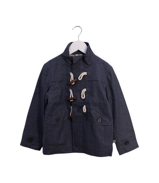 A Blue Lightweight Jackets from Aquascutum in size 4T for neutral. (Front View)