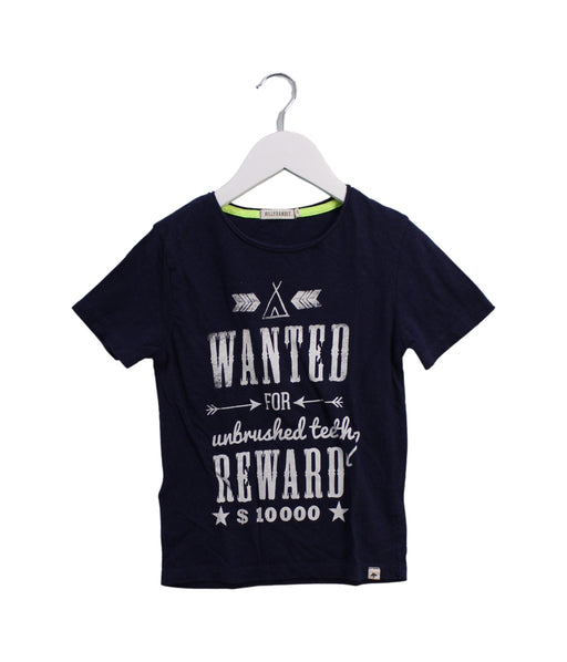 A Navy Short Sleeve T Shirts from Billybandit in size 6T for boy. (Front View)
