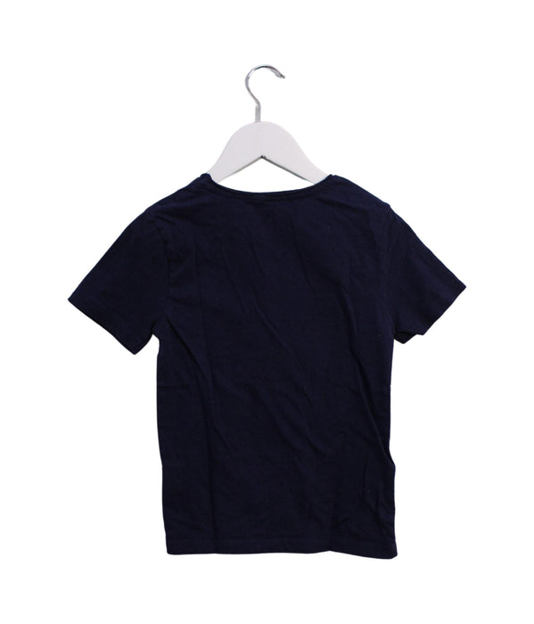 A Navy Short Sleeve T Shirts from Billybandit in size 6T for boy. (Back View)