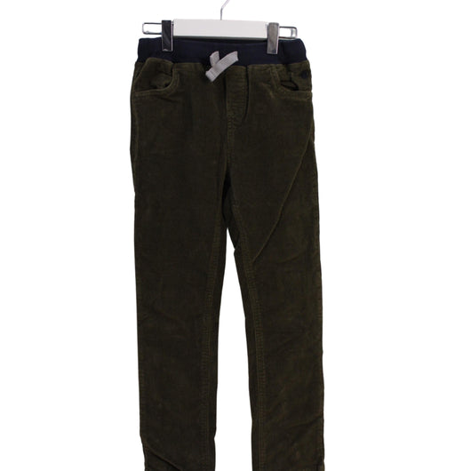 A Green Casual Pants from Petit Bateau in size 8Y for boy. (Front View)