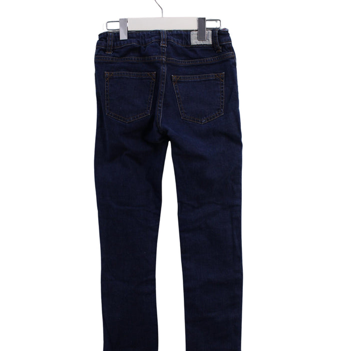 A Blue Jeans from Petit Bateau in size 8Y for boy. (Back View)