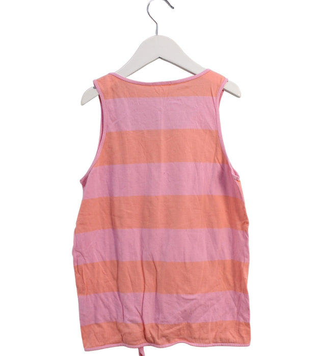 A Pink Sleeveless Tops from Crewcuts in size 12Y for girl. (Back View)