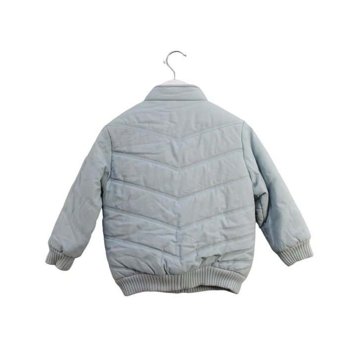A Blue Puffer/Quilted Jackets from Nicholas & Bears in size 3T for boy. (Back View)