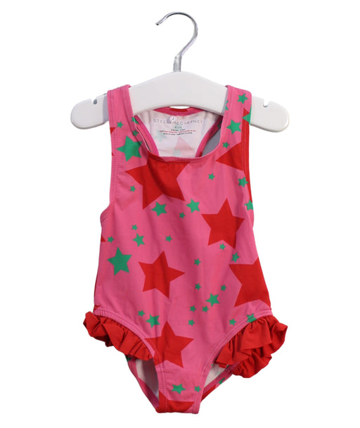 A Pink Swimsuits from Stella McCartney in size 12-18M for girl. (Front View)