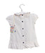 A White Short Sleeve Tops from Fendi in size 3-6M for girl. (Back View)