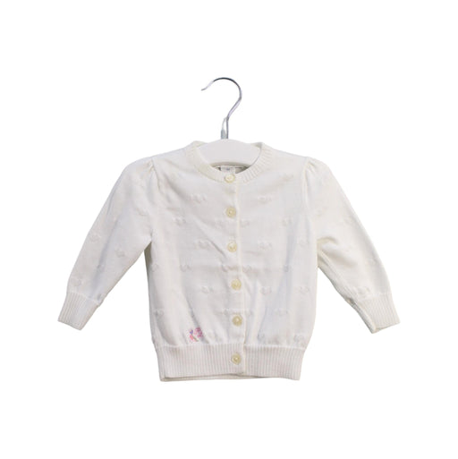 A White Cardigans from Ralph Lauren in size 6-12M for girl. (Front View)
