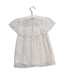 A White Short Sleeve Dresses from Chloe in size 12-18M for girl. (Back View)