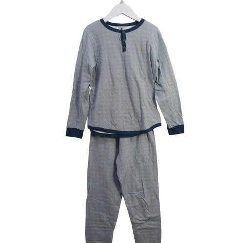 A Blue Pyjama Sets from Petit Bateau in size 10Y for boy. (Front View)
