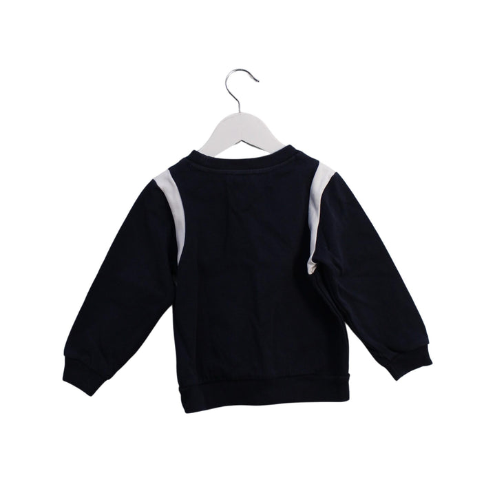 A Navy Crewneck Sweatshirts from Jacadi in size 3T for boy. (Back View)
