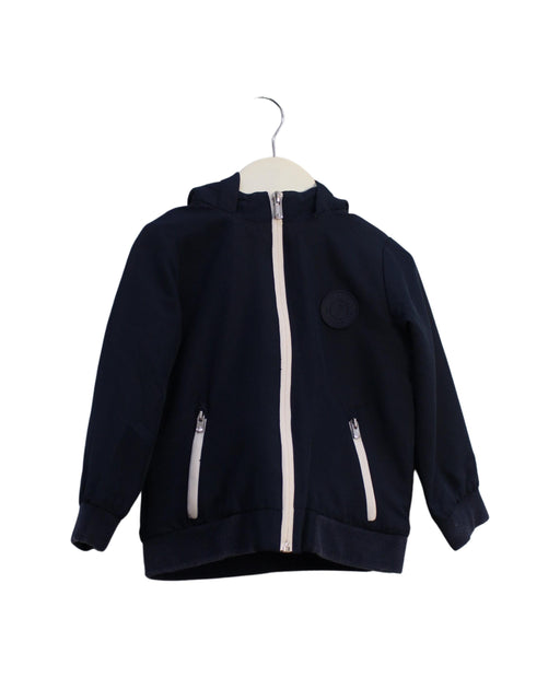 A Navy Lightweight Jackets from Jacadi in size 3T for boy. (Front View)