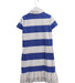A Blue Short Sleeve Dresses from Polo Ralph Lauren in size 7Y for girl. (Back View)