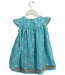 A Teal Short Sleeve Dresses from Monsoon in size 12-18M for girl. (Back View)