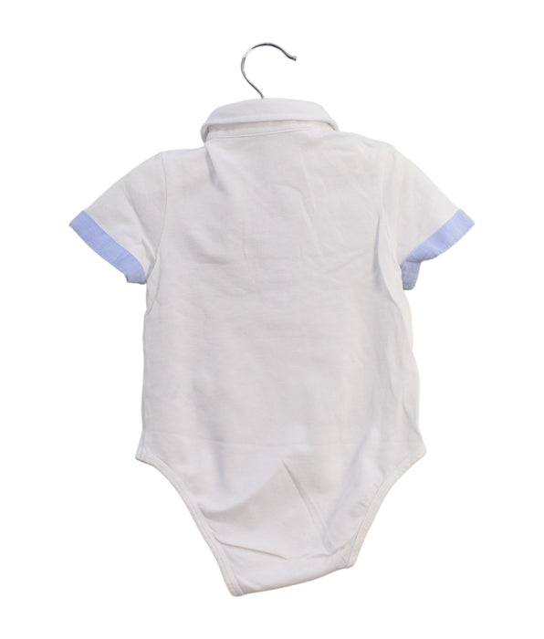 A White Short Sleeve Bodysuits from Nicholas & Bears in size 12-18M for boy. (Back View)