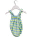A Blue Sleeveless Bodysuits from Nanos in size 6-12M for girl. (Back View)