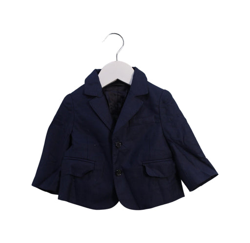 A Navy Blazers from Dolce & Gabbana in size 3-6M for boy. (Front View)