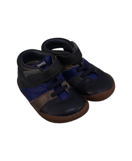 A Navy Sneakers from Camper in size 18-24M for boy. (Front View)