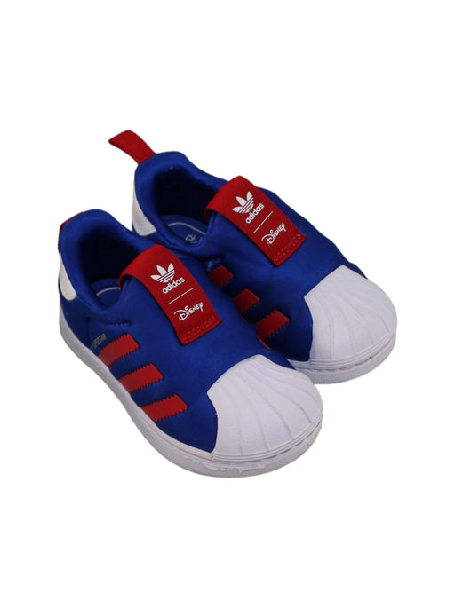 A Blue Sneakers from Adidas in size 18-24M for boy. (Front View)