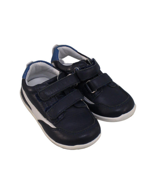 A Navy Sneakers from Chicco in size 12-18M for boy. (Front View)