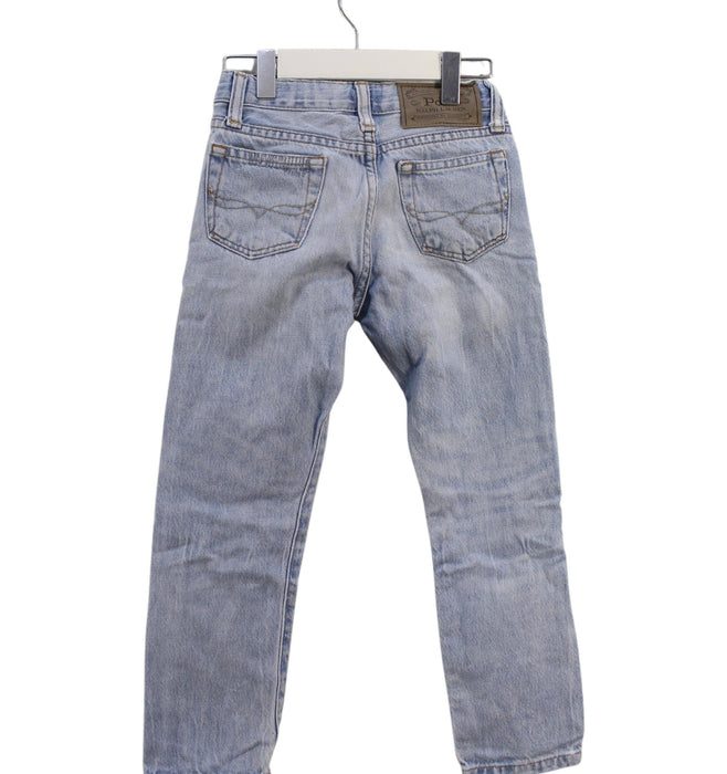 A Blue Jeans from Polo Ralph Lauren in size 5T for boy. (Back View)