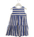 A Blue Sleeveless Dresses from Nanos in size 5T for girl. (Back View)