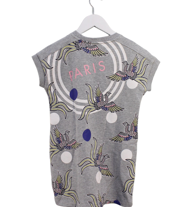 A Grey Short Sleeve Dresses from Kenzo in size 6T for girl. (Back View)