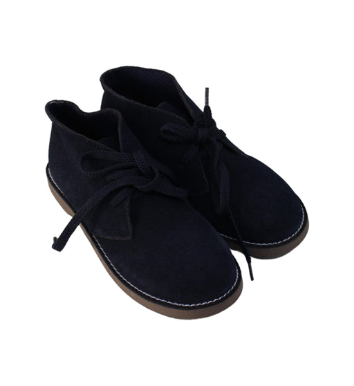 A Navy Casual Boots from Crewcuts in size 7Y for boy. (Front View)