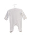 A White Onesies from Bout'Chou in size 0-3M for boy. (Back View)